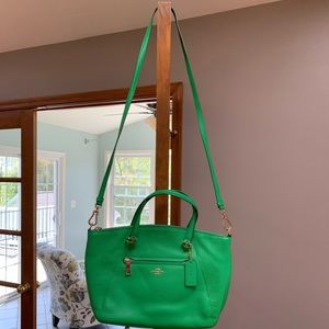 Coach Kelly Green Crossody/Handbag